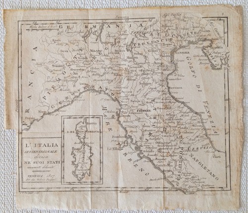 Italia settentrionale 1807 - l'italia,