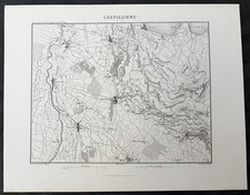 1835 Thiers Mappa Antica