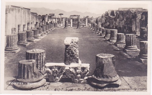 Cartolina storica pompei - cartolina,