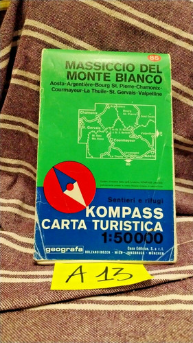 Cartina massiccio del monte - cartina,