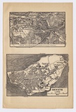 1904 ANTICA MAPPA ORIGINALE
