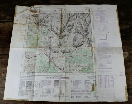 Carta topografica tofane - topografica, le