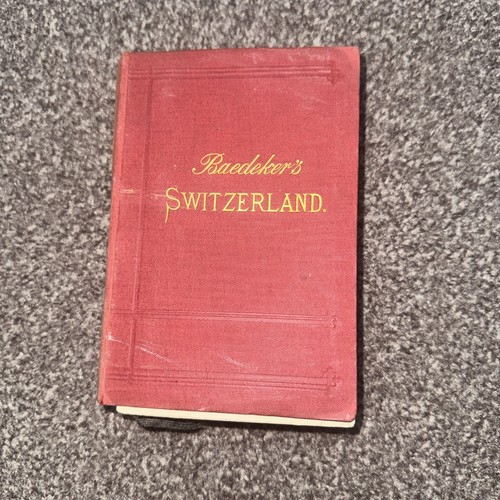 Baedeker switzerland the - baedeker's,
