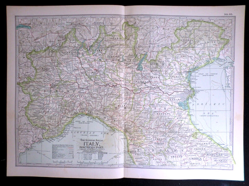 Mappa edoardiana dell italia - mappa,