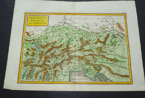 Antica mappa della - , svizzera