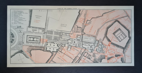 Antica mappa del 1899 - -, pianta