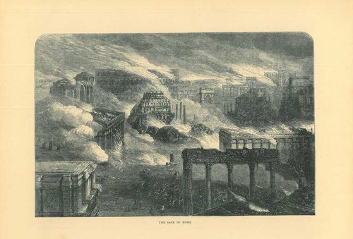 Historical print rome - print, of