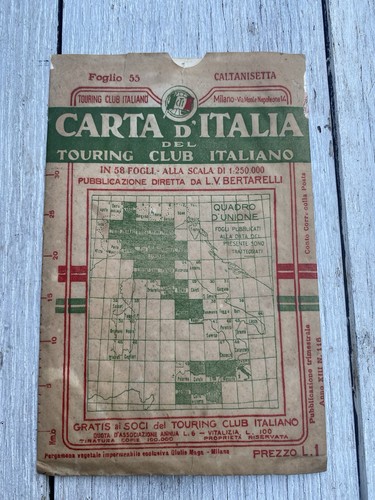 Old italian map the - of,