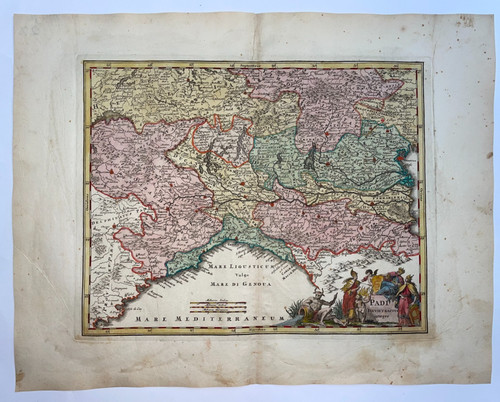 Italia golfo genova - genova, 1719