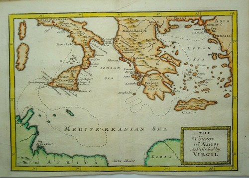Antica mappa dell antico - mappa, dell'antico