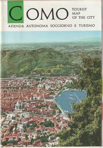 Italy como tourist map of - italy., como.