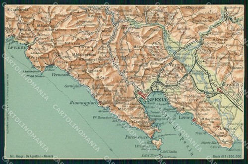 Spezia cinque terre cartina - la,