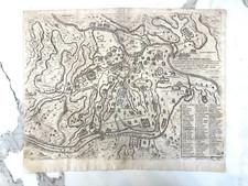 1571 Mappa di Roma (Roma) su