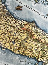 Vecchia mappa, Italia. Il