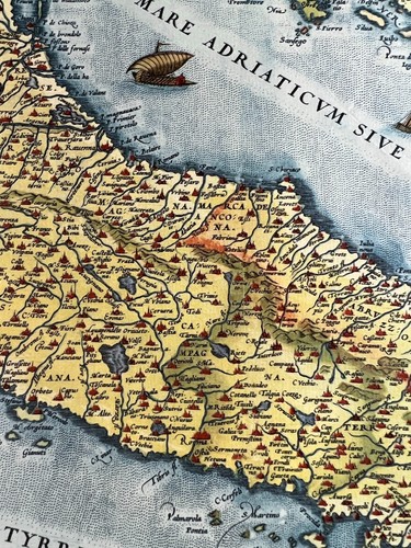 Alte landkarte italien das - italien.,