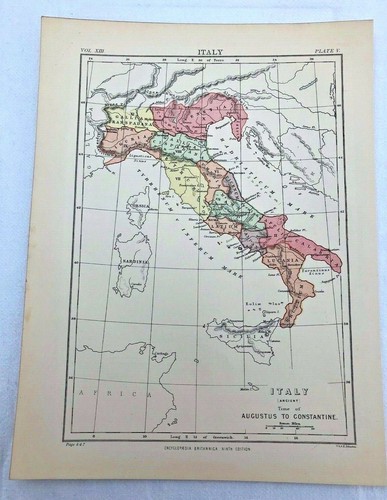 Mappa dell italia del - mappa, dell'italia