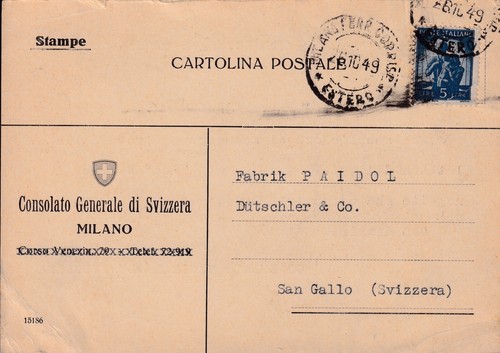 Italien 1949 die - 1949, 5