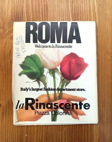 Roma welcome la rinascente - welcome, to