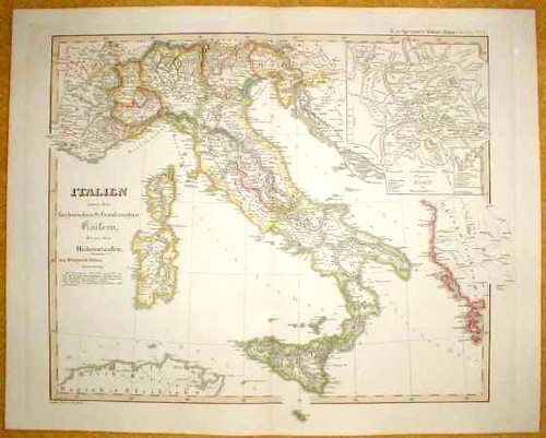 1854 spruner mappa - spruner,