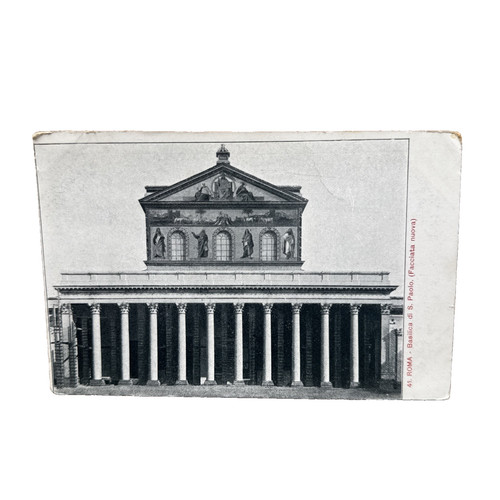 Cartolina postale roma - cartolina,