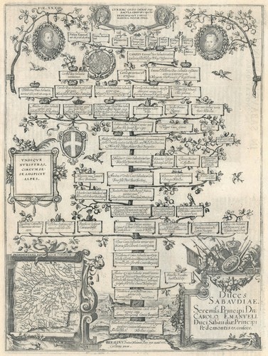 Mappa antica duces sabaudiae - antica, "duces