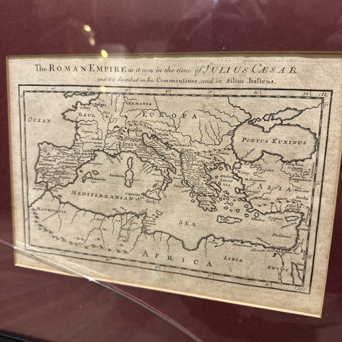 Antica mappa incisa - in, rame