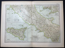 1897 Mappa dell'ITALIA