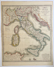 ITALIA gli stati d'Italia 1843